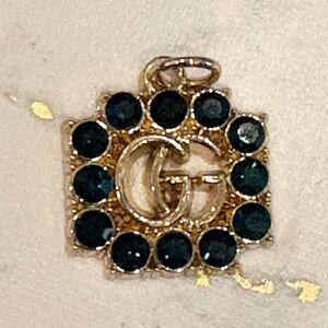 Gucci Gold Necklace with Dark Green Accents